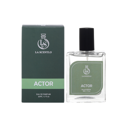 ACTOR | LA SCENTLO | BERGAMOT OUD  EDP | LUXURY UNISEX PERFUME | 50ml SPRAY FOR MEN & WOMEN